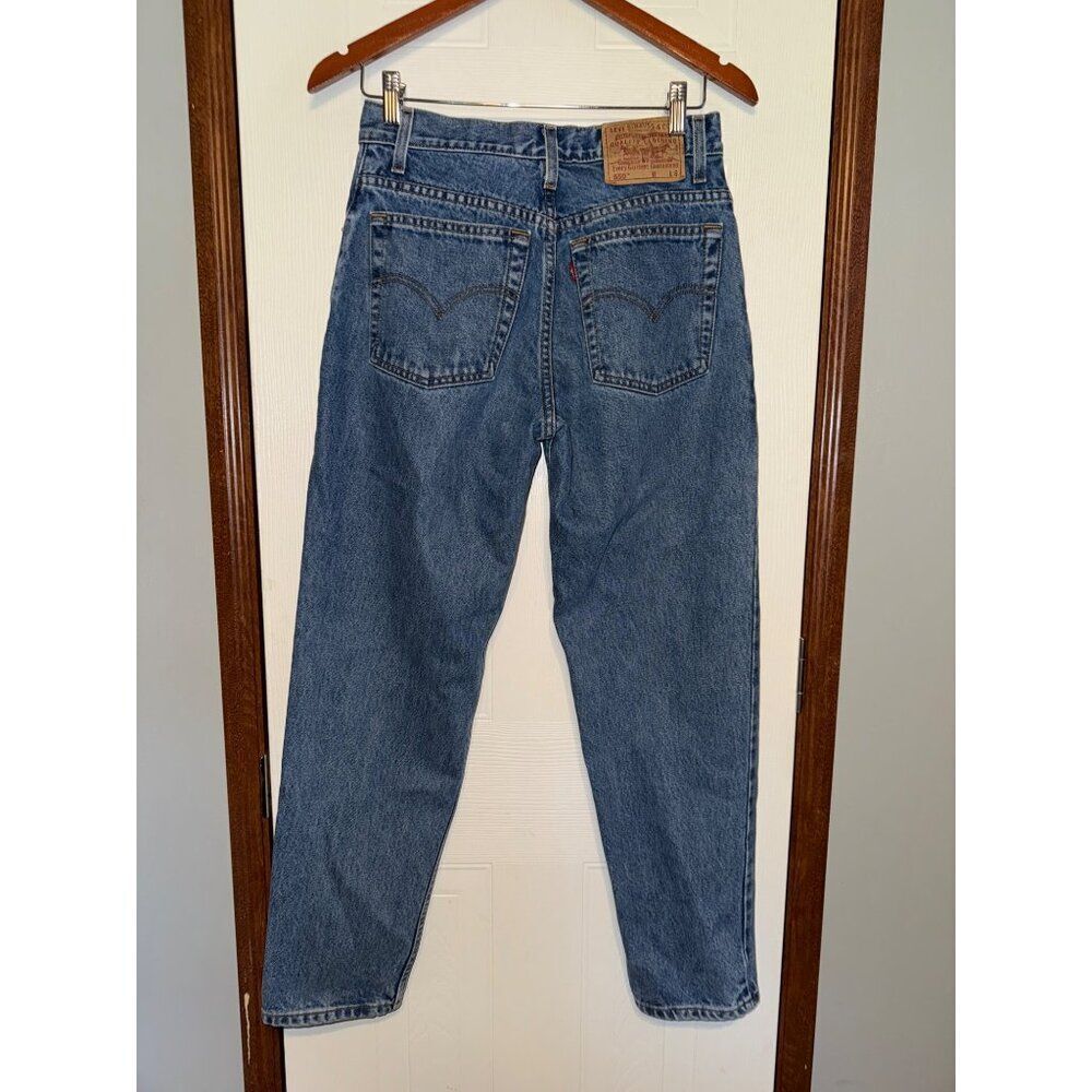 Levi’s Vintage 1999 550 Relaxed Fit Tapered Leg Mom Jeans Size 9 Jr Short - Picture 2 of 9